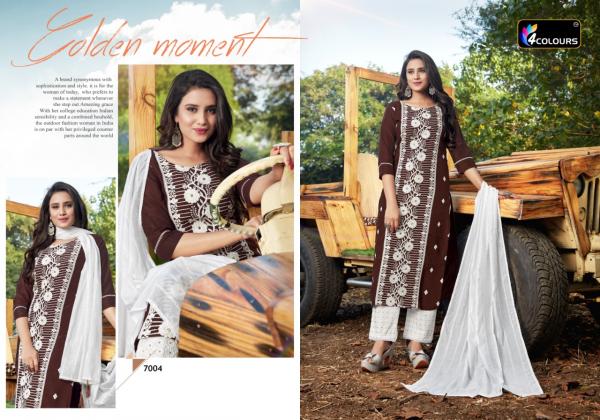 4 Colours Lakhnavi-Muslin-With-Embroidery-Readymade-Salwar